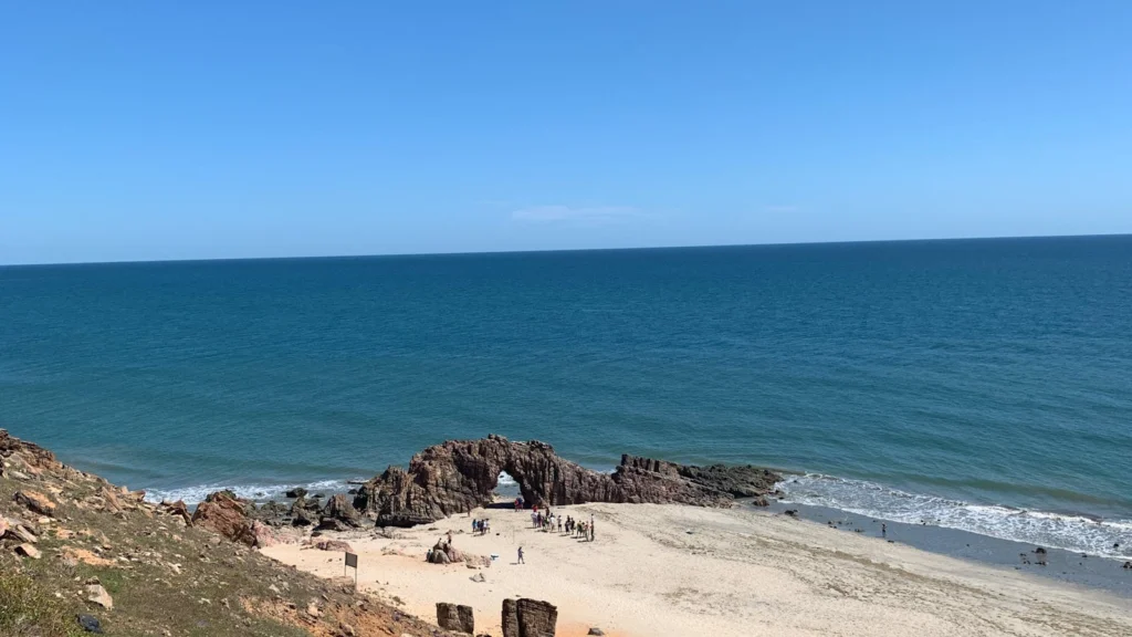 Pedra Furada, em Jericoacoara