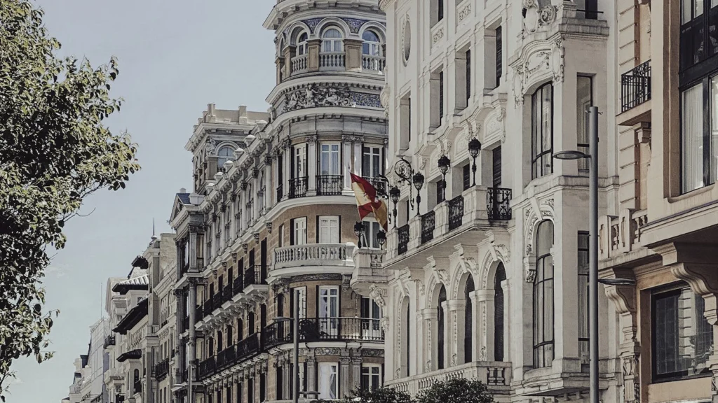 Vista de Madri, Espanha