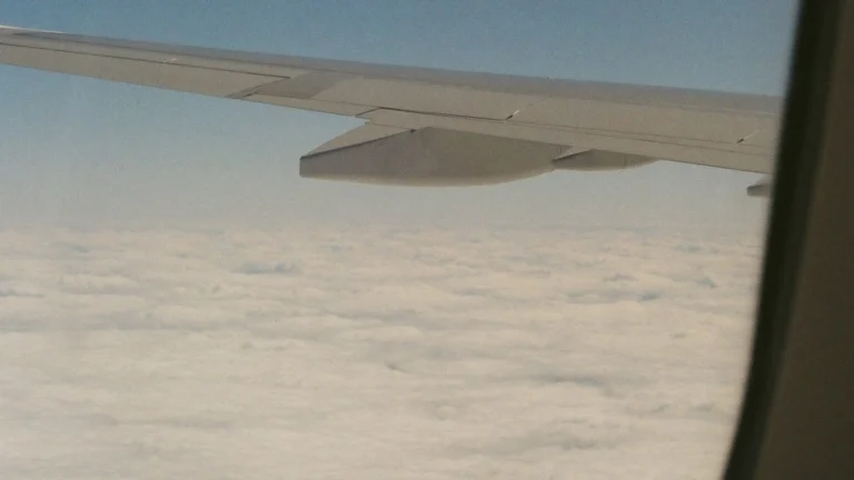 Vista aérea a caminho dos Estados Unidos