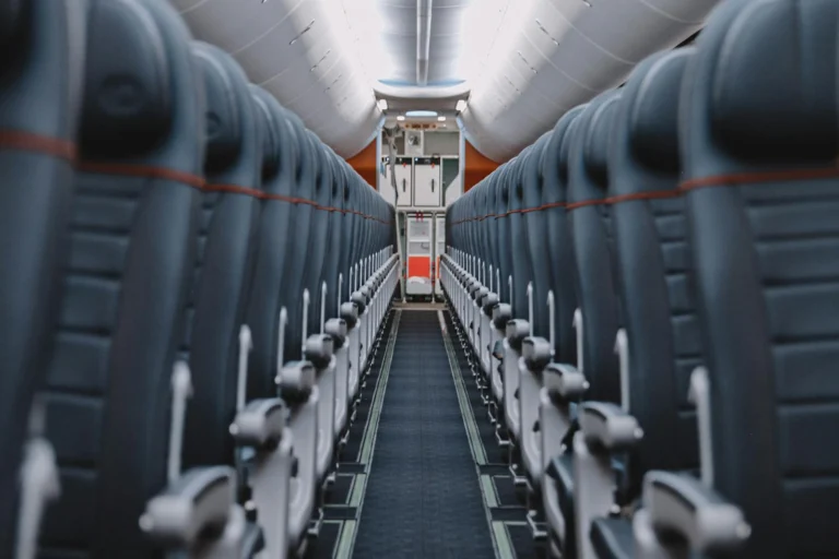 Cabine de avião premium