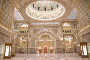 Grande Salão do Qasr Al Watan, em Abu Dhabi