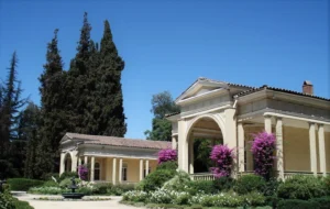 Casona e jardins da Vinícola Concha y Toro, em Pirque, perto de Santiago