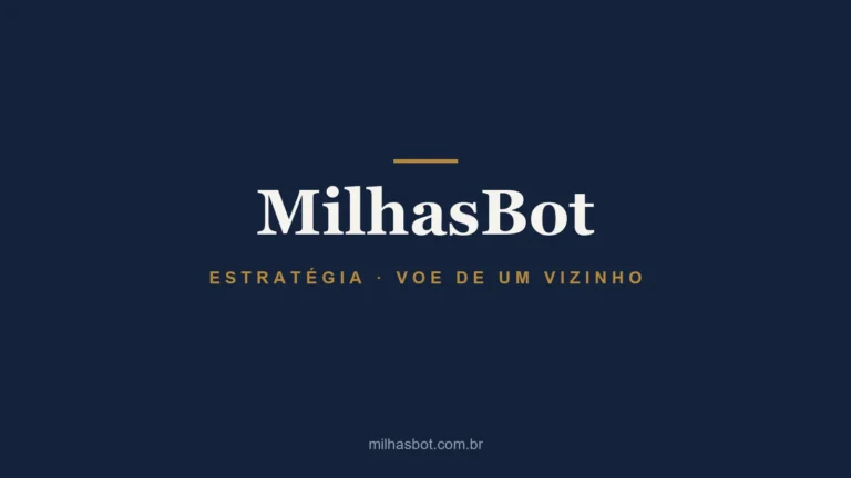 Emitir de um vizinho da América do Sul, MilhasBot