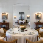 Quarto de restaurante de um hotel de luxo