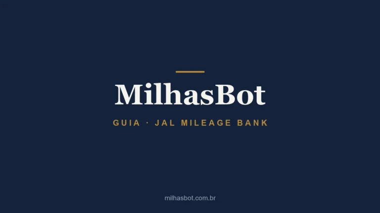 JAL Mileage Bank, guia MilhasBot
