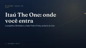 Salas VIP com o Itaú The One: onde você entra