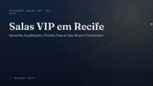 Salas VIP em Recife (REC): acessos e horários