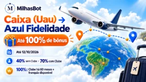 Caixa para Azul: até 100% de bônus até 12 de outubro