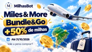 Miles & More: 50% de bônus no Bundle&Go até 31/10