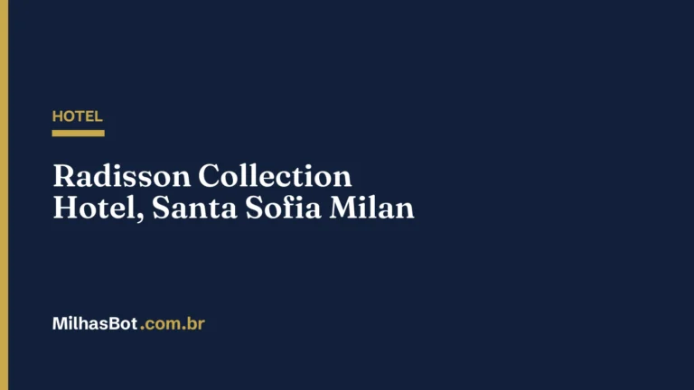 HOTEL: Radisson Collection Hotel, Santa Sofia Milan