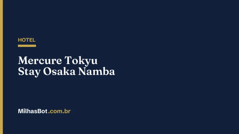HOTEL: Mercure Tokyu Stay Osaka Namba