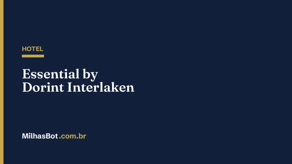 HOTEL: Essential by Dorint Interlaken