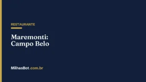 RESTAURANTE: Maremonti: Campo Belo