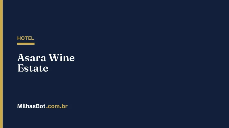 HOTEL: Asara Wine Estate