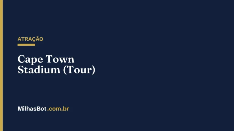 ATRAÇÃO: Cape Town Stadium (Tour)