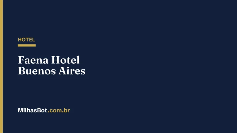 HOTEL: Faena Hotel Buenos Aires