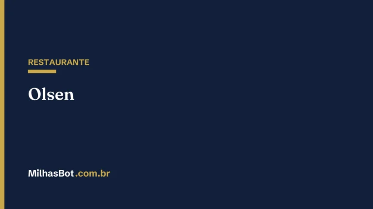 RESTAURANTE: Olsen