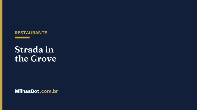 RESTAURANTE: Strada in the Grove