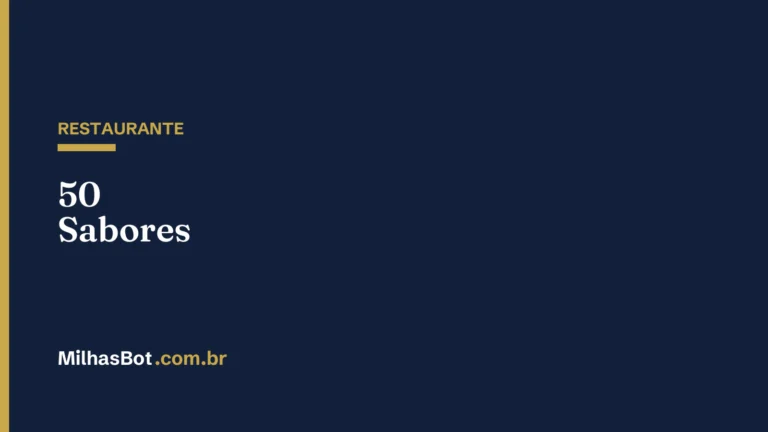 RESTAURANTE: 50 Sabores
