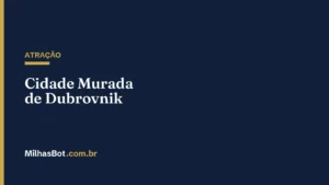 ATRAÇÃO: Cidade Murada de Dubrovnik