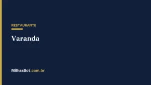 RESTAURANTE: Varanda