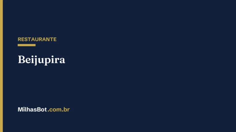 RESTAURANTE: Beijupira