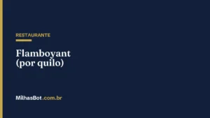 RESTAURANTE: Flamboyant (por quilo)