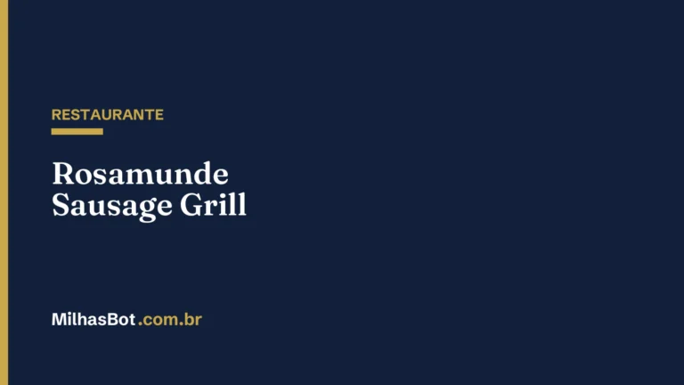 RESTAURANTE: Rosamunde Sausage Grill