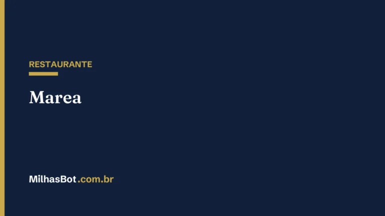 RESTAURANTE: Marea