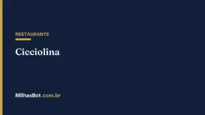 RESTAURANTE: Cicciolina