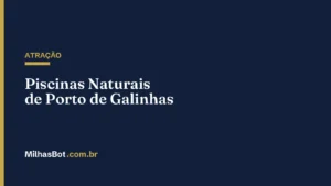 ATRAÇÃO: Piscinas Naturais de Porto de Galinhas