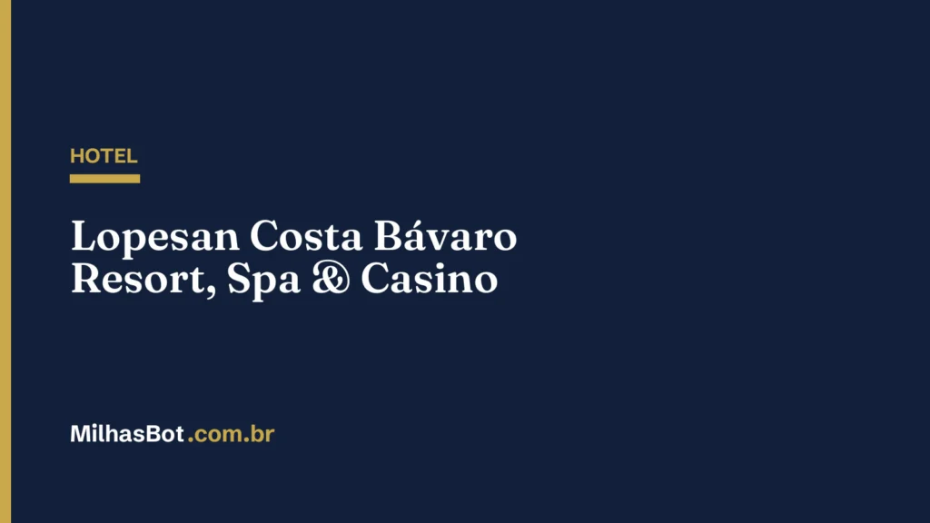 HOTEL: Lopesan Costa Bávaro Resort, Spa & Casino