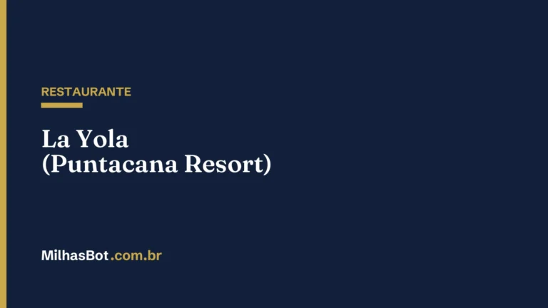 RESTAURANTE: La Yola (Puntacana Resort)