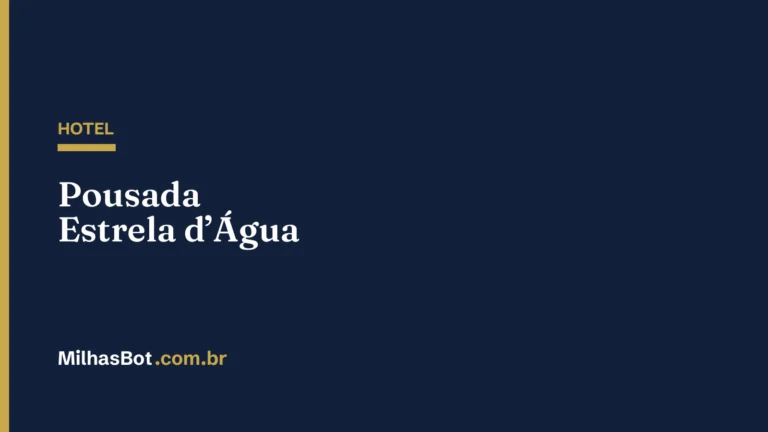 HOTEL: Pousada Estrela d’Água