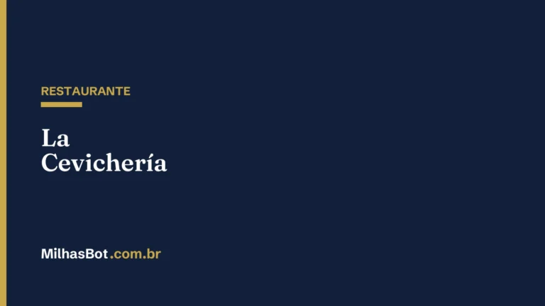 RESTAURANTE: La Cevichería