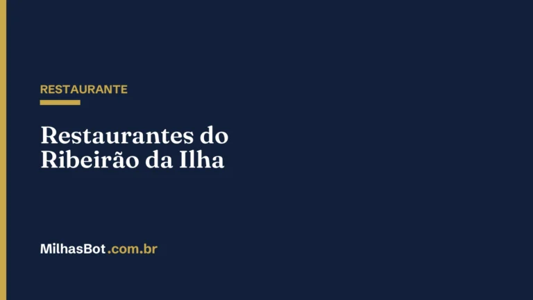 RESTAURANTE: Restaurantes do Ribeirão da Ilha