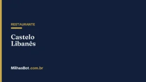 RESTAURANTE: Castelo Libanês