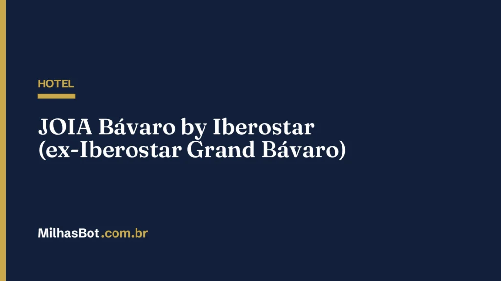 HOTEL: JOIA Bávaro by Iberostar (ex-Iberostar Grand Bávaro)