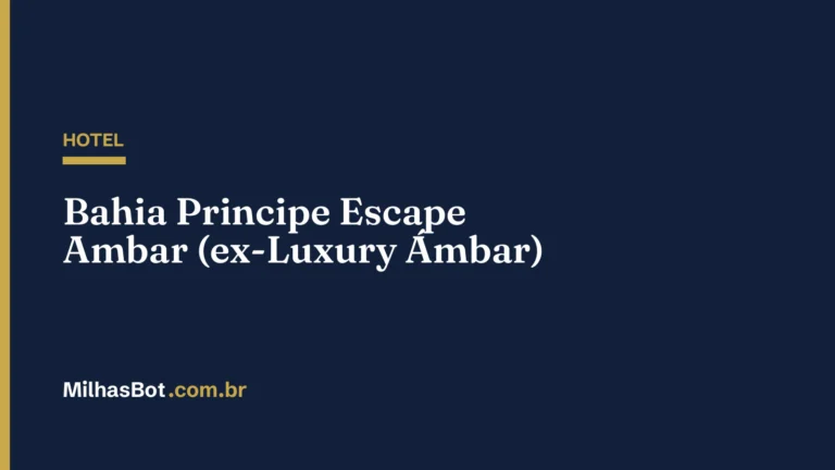 HOTEL: Bahia Principe Escape Ambar (ex-Luxury Ámbar)