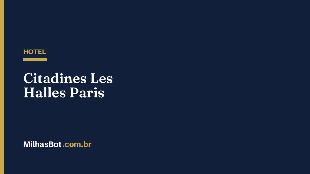 HOTEL: Citadines Les Halles Paris