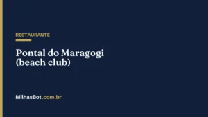 RESTAURANTE: Pontal do Maragogi (beach club)