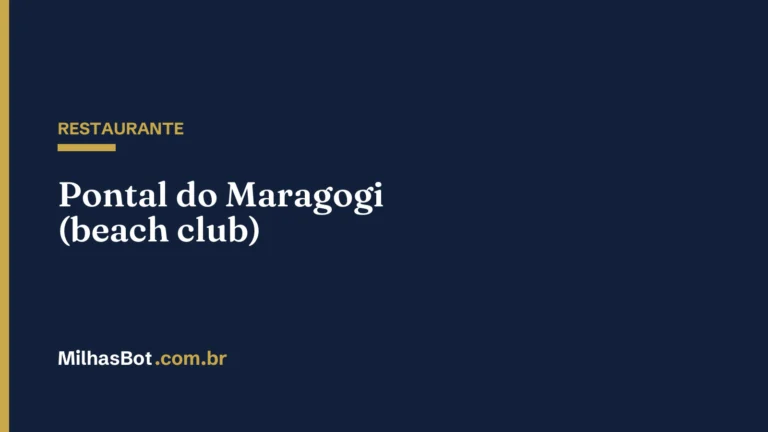 RESTAURANTE: Pontal do Maragogi (beach club)