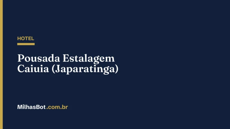 HOTEL: Pousada Estalagem Caiuia (Japaratinga)