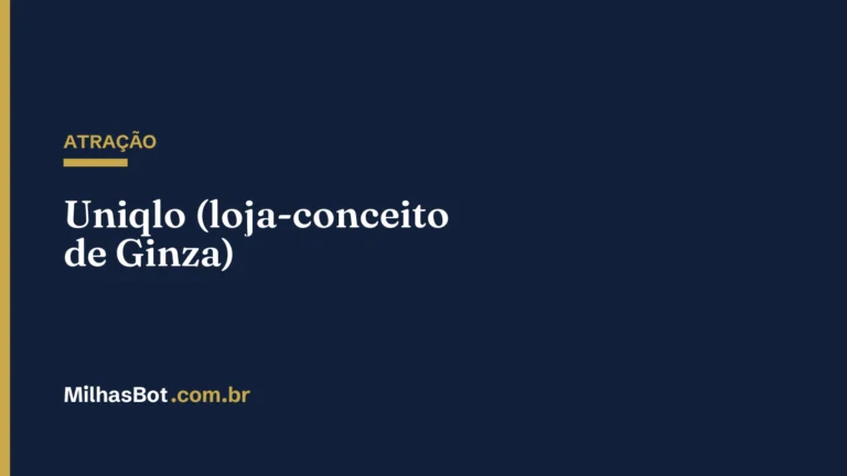 ATRAÇÃO: Uniqlo (loja-conceito de Ginza)