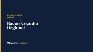 RESTAURANTE: Bacuri Cozinha Regional