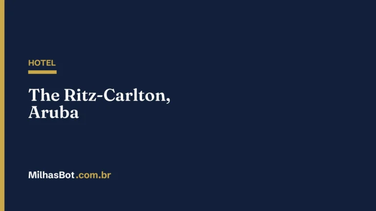 HOTEL: The Ritz-Carlton, Aruba