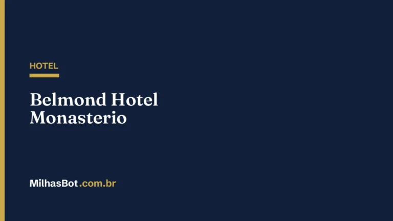 HOTEL: Belmond Hotel Monasterio