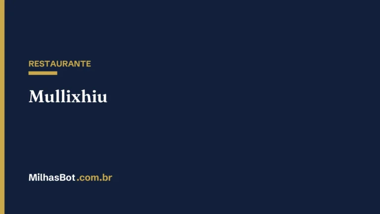 RESTAURANTE: Mullixhiu