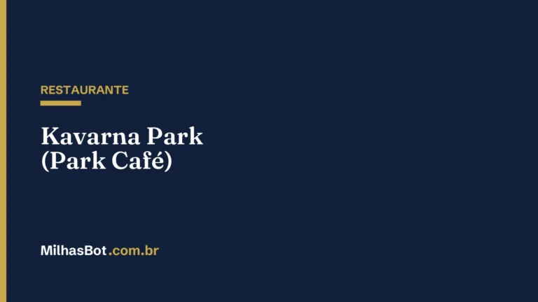 RESTAURANTE: Kavarna Park (Park Café)