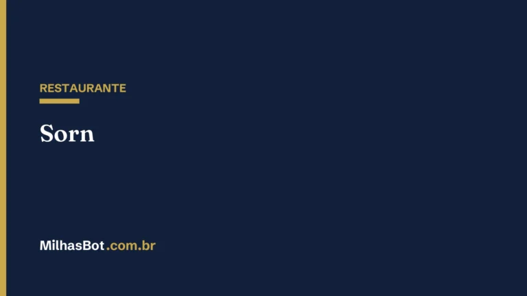 RESTAURANTE: Sorn